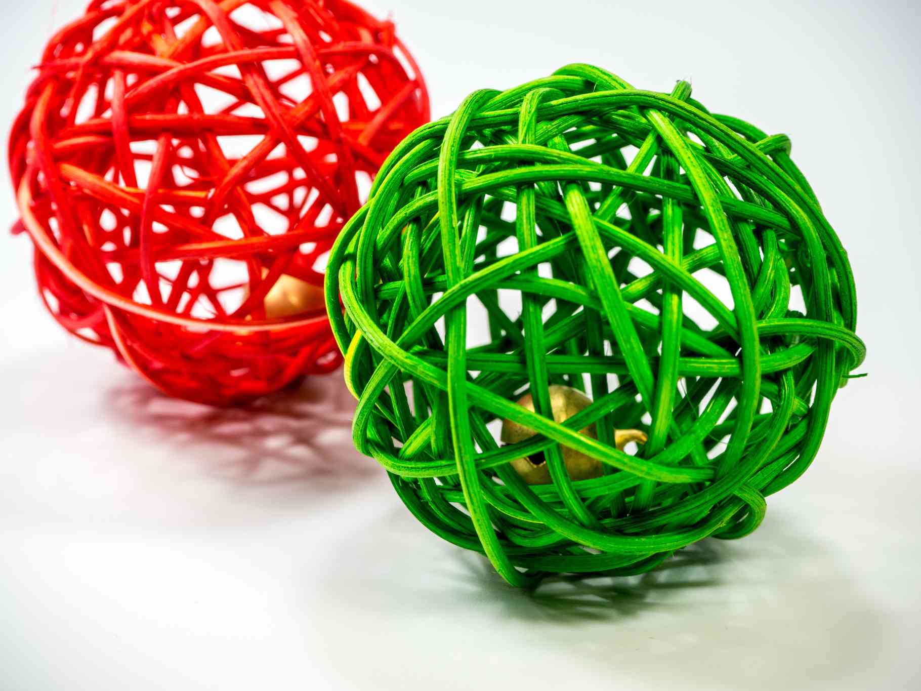Wicker balls - 2 pack